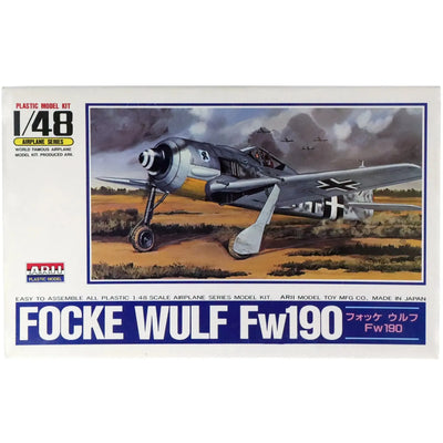 World War II - Focke-Wulf Fw 190 German Military Plane Model Kit (1:48 Scale, Plastic) - Arii