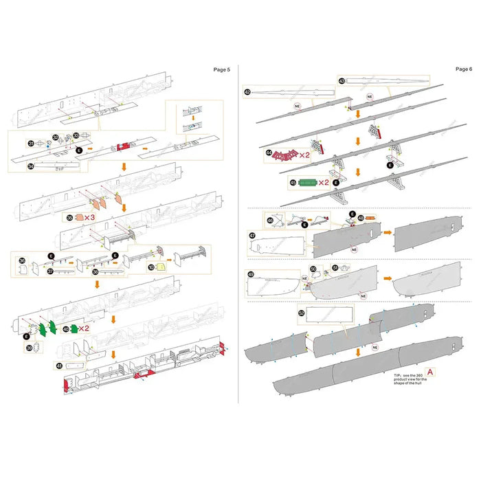 World War II - German U-Boat Type XXI Ship Figure Model Kit (1:74 Scale, Steel, Challenging Difficulty) - Fascinations - Metal Earth Series