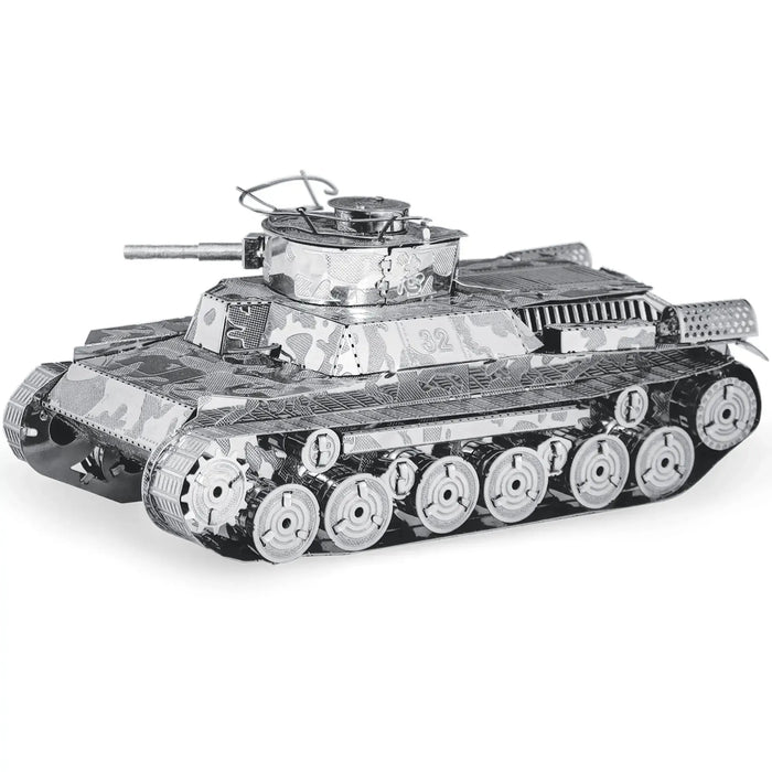 World War II [Imperial Japanese Army] - Type 97 Chi-Ha Tank Figure Model Kit (Steel, Moderate Difficulty) - Fascinations - Metal Earth Series - (2022)