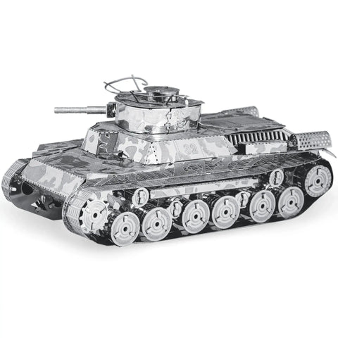 World War II [Imperial Japanese Army] - Type 97 Chi-Ha Tank Figure Model Kit (Steel, Moderate Difficulty) - Fascinations - Metal Earth Series - (2022) - Image 2