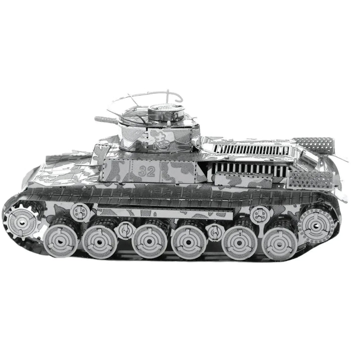 World War II [Imperial Japanese Army] - Type 97 Chi-Ha Tank Figure Model Kit (Steel, Moderate Difficulty) - Fascinations - Metal Earth Series - (2022)
