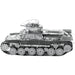 World War II [Imperial Japanese Army] - Type 97 Chi-Ha Tank Figure Model Kit (Steel, Moderate Difficulty) - Fascinations - Metal Earth Series - (2022)