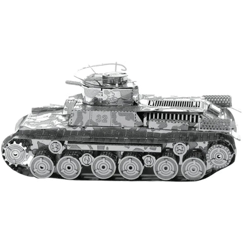 World War II [Imperial Japanese Army] - Type 97 Chi-Ha Tank Figure Model Kit (Steel, Moderate Difficulty) - Fascinations - Metal Earth Series - (2022) - Image 5