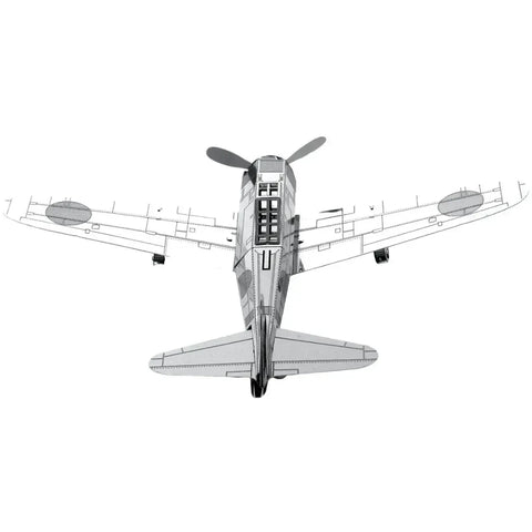 World War II [Imperial Japanese Navy] - Mitsubishi Zero Plane Figure Model Kit (Steel, Moderate Difficulty) - Fascinations - Metal Earth Series