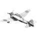 World War II [Imperial Japanese Navy] - Mitsubishi Zero Plane Figure Model Kit (Steel, Moderate Difficulty) - Fascinations - Metal Earth Series