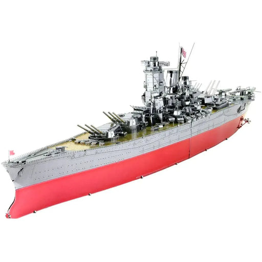 World War II [Imperial Japanese Navy] - Yamato Battleship Figure Model Kit (Steel, Challenging Difficulty) - Fascinations - Metal Earth Premium Series