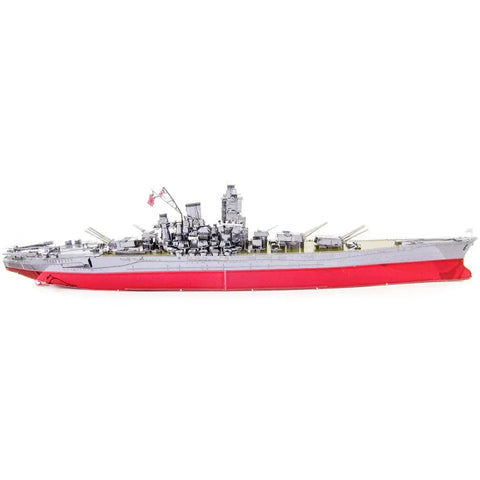 World War II [Imperial Japanese Navy] - Yamato Battleship Figure Model Kit (Steel, Challenging Difficulty) - Fascinations - Metal Earth Premium Series