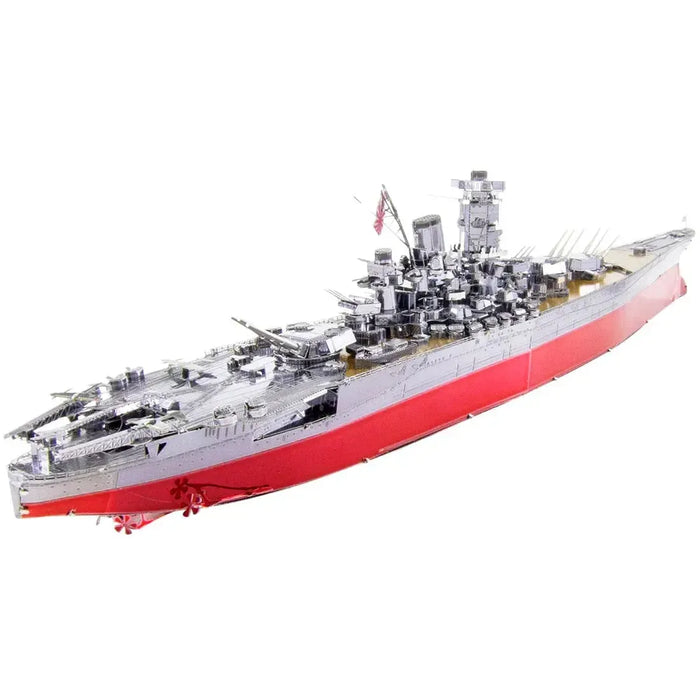 World War II [Imperial Japanese Navy] - Yamato Battleship Figure Model Kit (Steel, Challenging Difficulty) - Fascinations - Metal Earth Premium Series