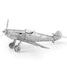 World War II - Messerschmitt Bf-109 German Plane Figure Model Kit (Steel, Moderate Difficulty) - Fascinations - Metal Earth Series