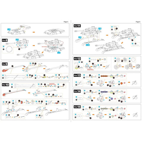 World War II - Panzer IV German Tank Figure Model Kit (1:50 Scale, Steel, Challenging Difficulty) - Fascinations - Metal Earth Premium Series
