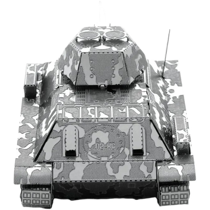 World War II [Soviet Union] - T-34 Tank Figure Model Kit (Steel, Moderate Difficulty) - Fascinations - Metal Earth Series - (2022)