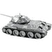World War II [Soviet Union] - T-34 Tank Figure Model Kit (Steel, Moderate Difficulty) - Fascinations - Metal Earth Series - (2022)