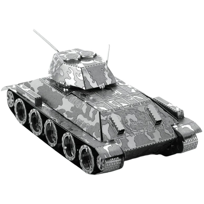 World War II [Soviet Union] - T-34 Tank Figure Model Kit (Steel, Moderate Difficulty) - Fascinations - Metal Earth Series - (2022)