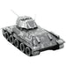 World War II [Soviet Union] - T-34 Tank Figure Model Kit (Steel, Moderate Difficulty) - Fascinations - Metal Earth Series - (2022)