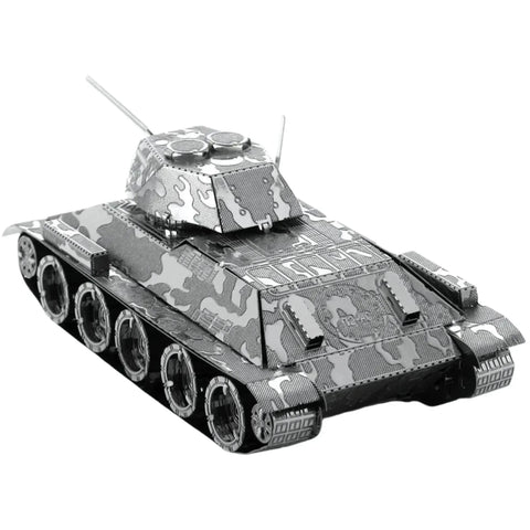 World War II [Soviet Union] - T-34 Tank Figure Model Kit (Steel, Moderate Difficulty) - Fascinations - Metal Earth Series - (2022) - Image 8