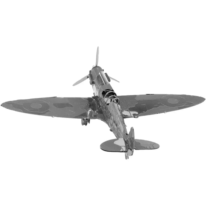 World War II - Supermarine Spitfire British Plane Figure Model Kit (Steel, Easy Difficulty) - Fascinations - Metal Earth Series