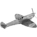 World War II - Supermarine Spitfire British Plane Figure Model Kit (Steel, Easy Difficulty) - Fascinations - Metal Earth Series