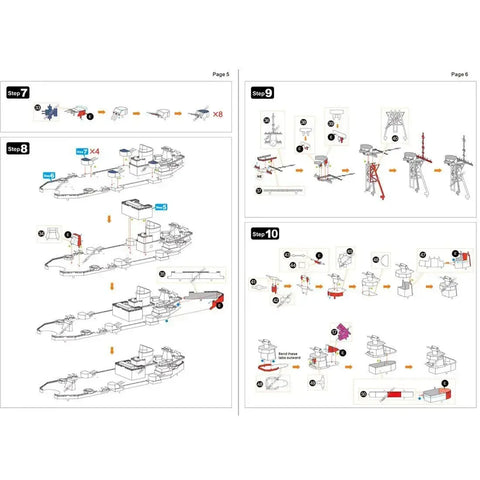 World War II [The United States Navy] - Unpainted USS Missouri BB-63 Battleship Figure Model Kit (Steel, Expert Difficulty) - Fascinations - Metal Earth Premium Series