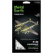 World War II [United States Army Air Forces] - Lockheed Martin P-38 Lightning Fighter Aircraft 3D Figure Model Kit (1:79 Scale, Steel, Moderate Difficulty) - Fascinations - Metal Earth Premium Series - (2023)
