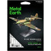 World War II [United States Army Air Forces] - P-40 Warhawk Fighter Aircraft Figure Model Kit (1:88 Scale, Steel, Moderate Difficulty) - Fascinations - Metal Earth Series - (2023)