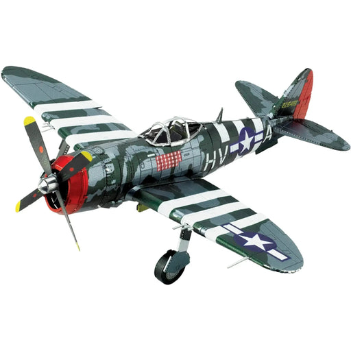 World War II [United States Army Air Forces] - Republic P-47 Thunderbolt Aircraft 3D Figure Model Kit (1:94 Scale, Steel, Moderate Difficulty) - Fascinations - Metal Earth Series - (2024)