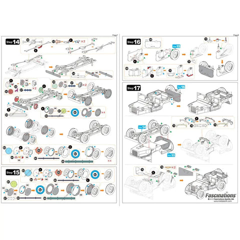 World War II - Unpainted Willys Overland Jeep Car Figure Model Kit (Steel, Challenging Difficulty) - Fascinations - Metal Earth Premium Series
