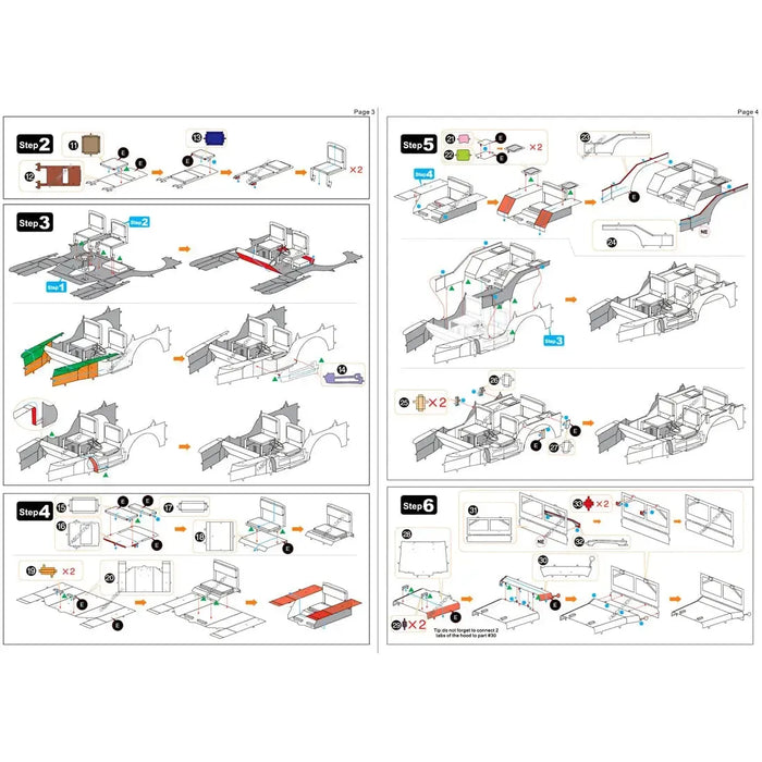 World War II - Unpainted Willys Overland Jeep Car Figure Model Kit (Steel, Challenging Difficulty) - Fascinations - Metal Earth Premium Series