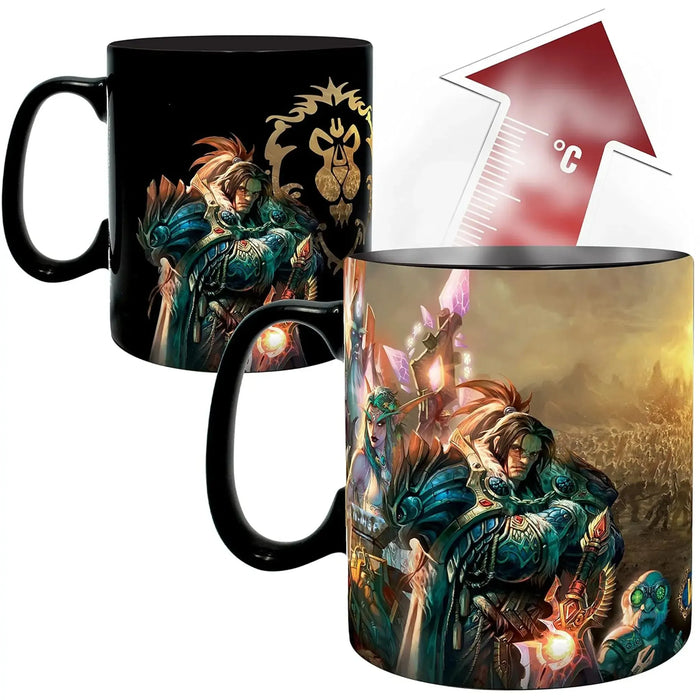 World of Warcraft - Alliance & Horde Magic Heat-Change Mug (Ceramic, 16 oz.) - ABYstyle