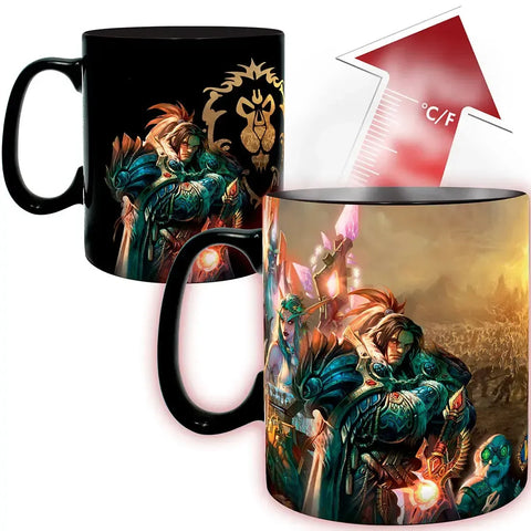 World of Warcraft - Alliance & Horde Magic Heat-Change Mug (Ceramic, 16 oz.) - ABYstyle