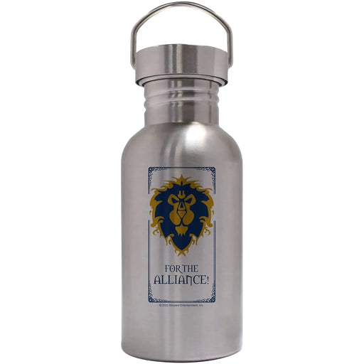 World of Warcraft - Alliance Stainless Steel Canteen (17 oz.) - ABYstyle