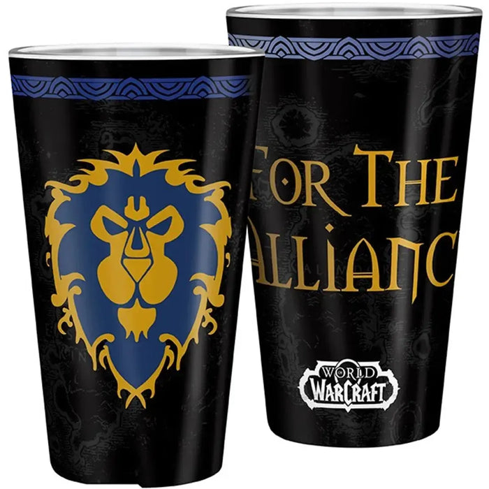 World of Warcraft - "For The Alliance" Drinking Glass (13.5 oz.) - ABYstyle