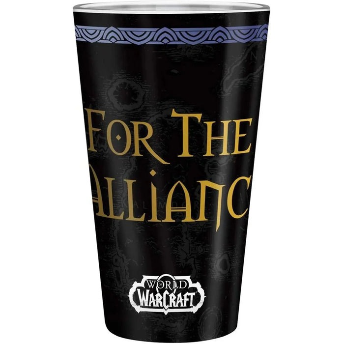 World of Warcraft - "For The Alliance" Drinking Glass (13.5 oz.) - ABYstyle