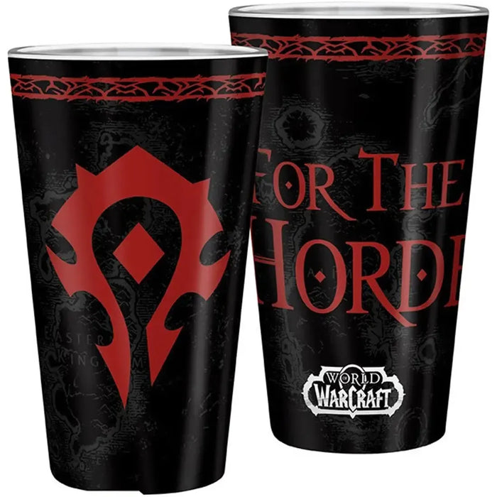World of Warcraft - "For The Horde" Drinking Glass (13.5 oz.) - ABYstyle