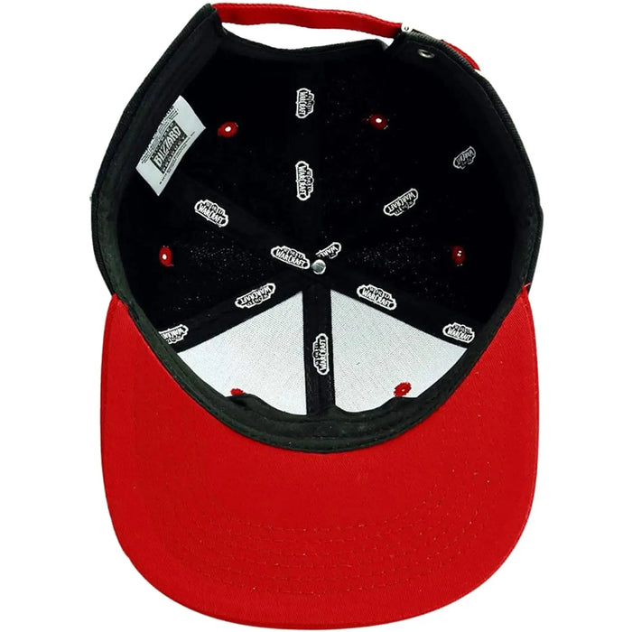 World of Warcraft - Horde Logo Snapback Baseball Cap Hat (Black & Red) - ABYstyle
