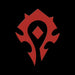 World of Warcraft - Horde Logo Snapback Baseball Cap Hat (Black & Red) - ABYstyle