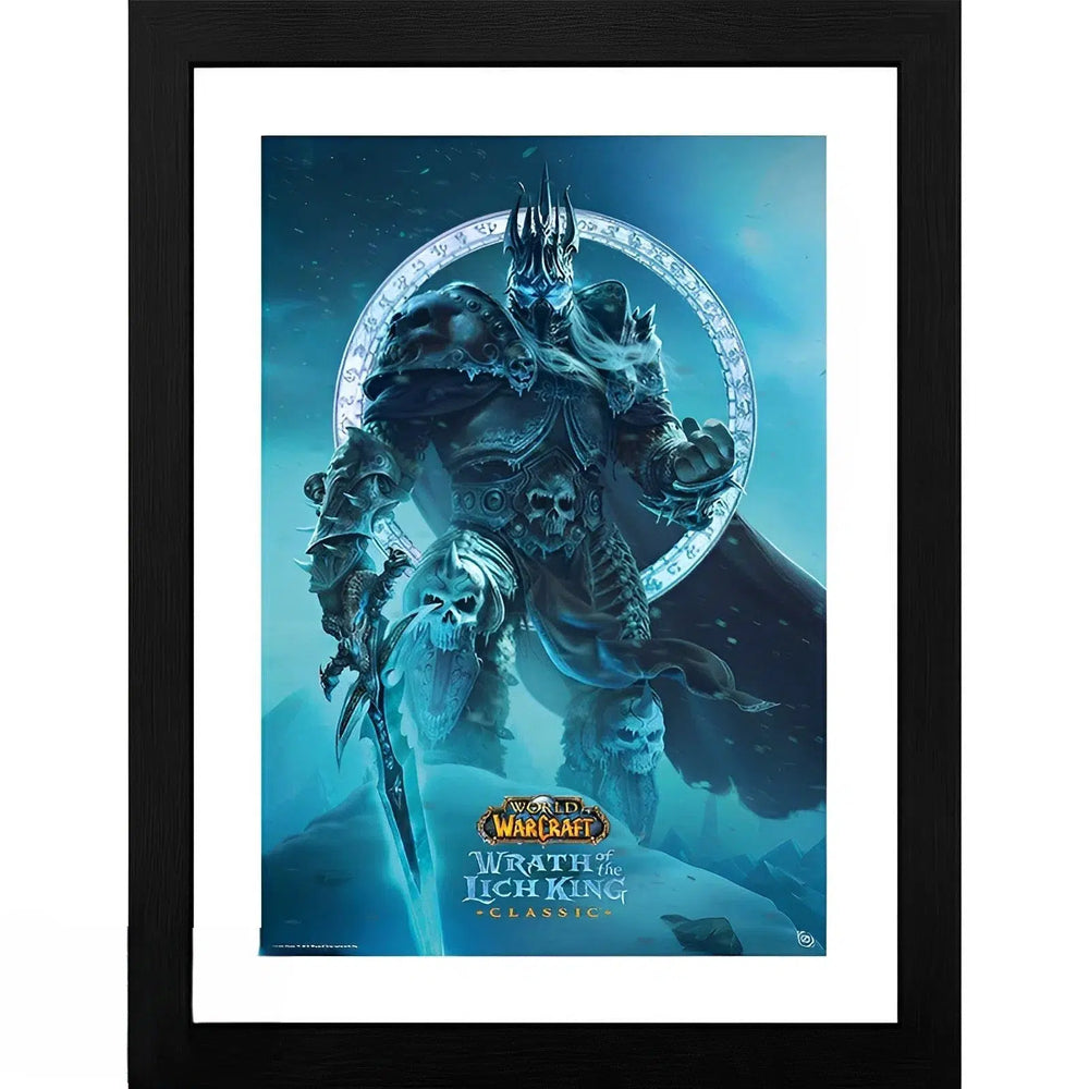 World of Warcraft - Lich King Framed Print (30"x40") - ABYstyle