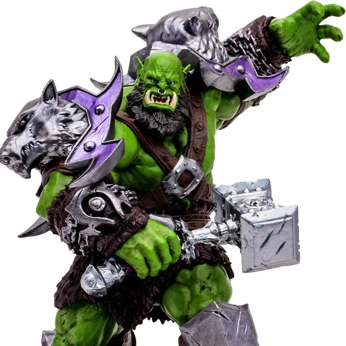World of Warcraft - Orc Warrior & Orc Shaman with Mystery Weapon Action Figure (1:12 Scale) - McFarlane Toys