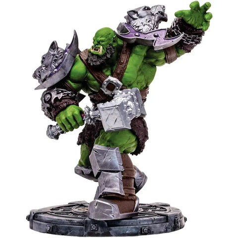 World of Warcraft - Orc Warrior & Orc Shaman with Mystery Weapon Action Figure (1:12 Scale) - McFarlane Toys