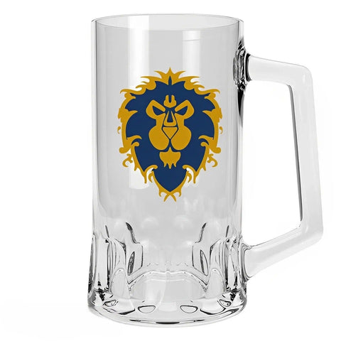 World of Warcraft - The Alliance Tankard Drinking Glass (16.9 oz.) - ABYstyle