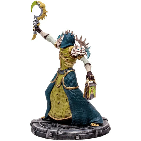 World of Warcraft - Undead Priest & Undead Warlock with Mystery Weapon Action Figure (1:12 Scale) - McFarlane Toys