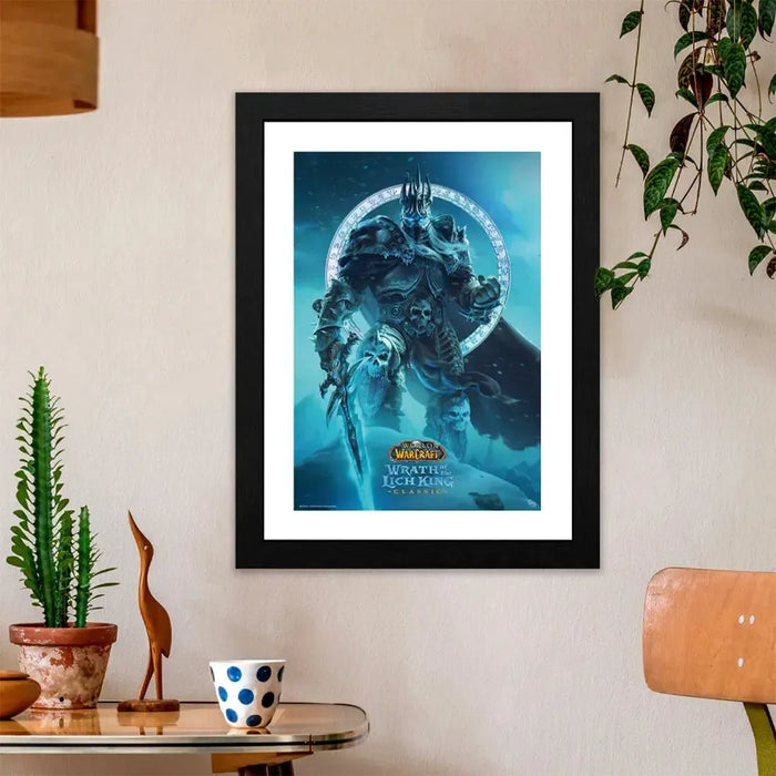 World of Warcraft [Wrath of the Lich King: Classic] - Arthas Framed Print (12"x16") - ABYstyle