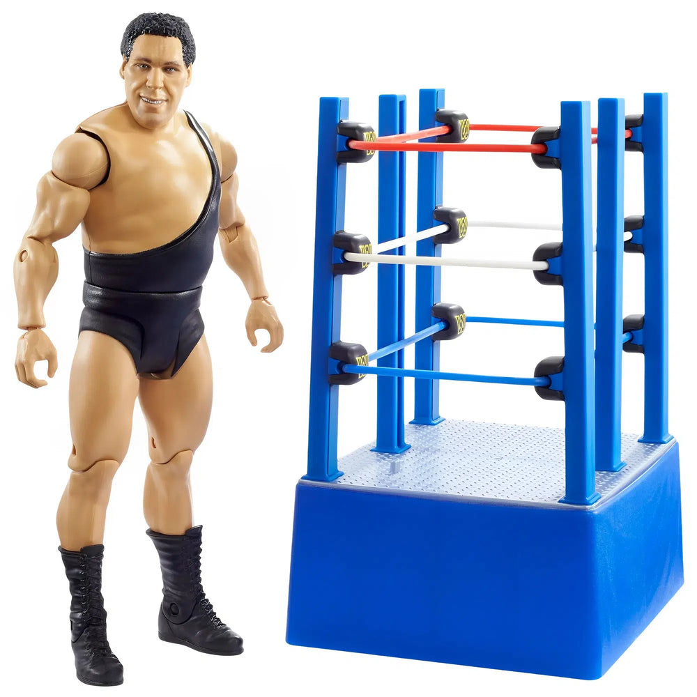 Wrestle Mania - Andre The Giant In Ring Cart Action Figure (6") - Mattel