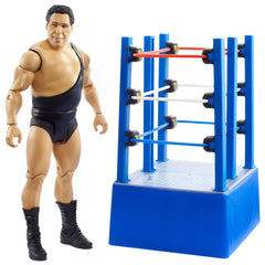 Wrestle Mania - Andre The Giant In Ring Cart Action Figure (6") - Mattel