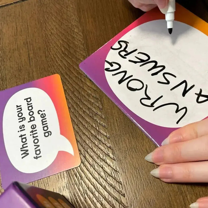 Wrong Answers Only - Party Humor Card Game for Family, and Adults (4-8 Players, Ages 14+) - Gray Matters Games