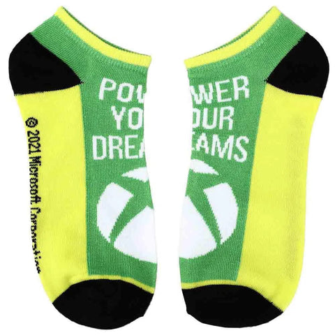 XBOX - Console Logo Ankle Socks (5 Pairs) - Bioworld