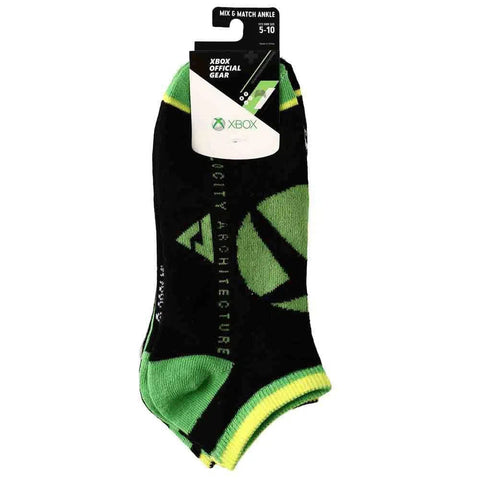 XBOX - Console Logo Ankle Socks (5 Pairs) - Bioworld