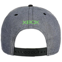 XBOX - Console Logo Snapback Hat (Gray, Curved Bill) - Bioworld- Image 5