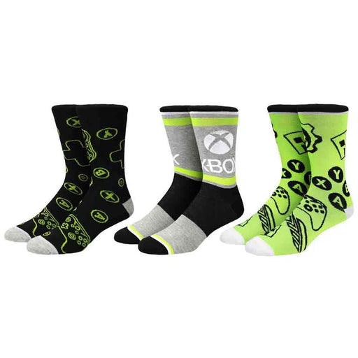 XBOX - Crew Socks (3 Pairs) - Bioworld
