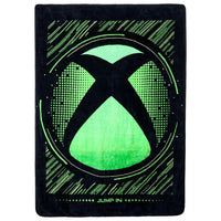 XBOX - Logo Plush Throw Blanket (60"x60") - Bioworld- Image 1