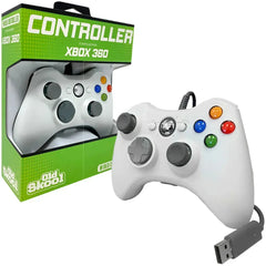 Xbox 360 - White Wired Controller (7' Cable) - Old Skool